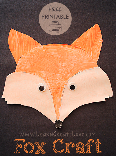 Printable Fox Craft