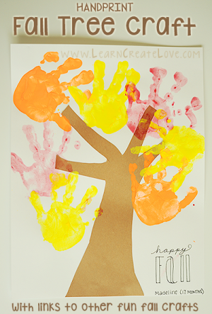 Handprint Fall Tree Craft