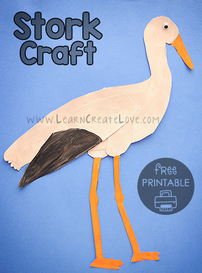 Printable Stork Craft
