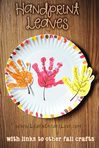 Handprint Fall Leaves Craft