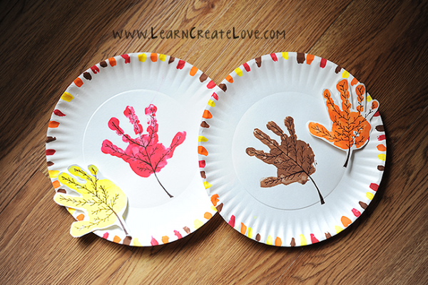 Handprint Fall Leaves Craft