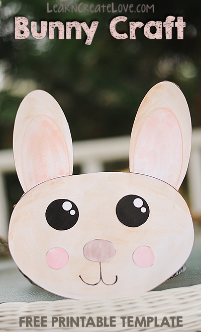 Bunny Printable Craft