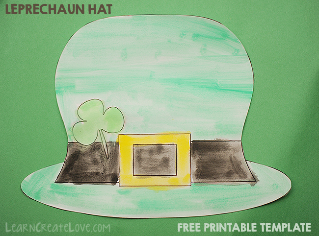 Leprechaun Hat Printable Craft