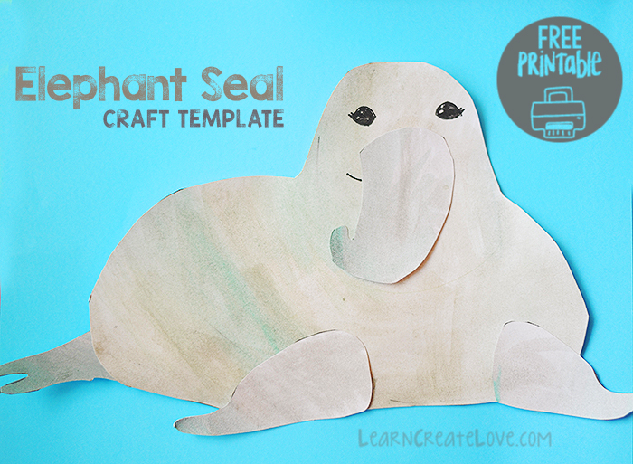 Elephant Seal Printable Craft