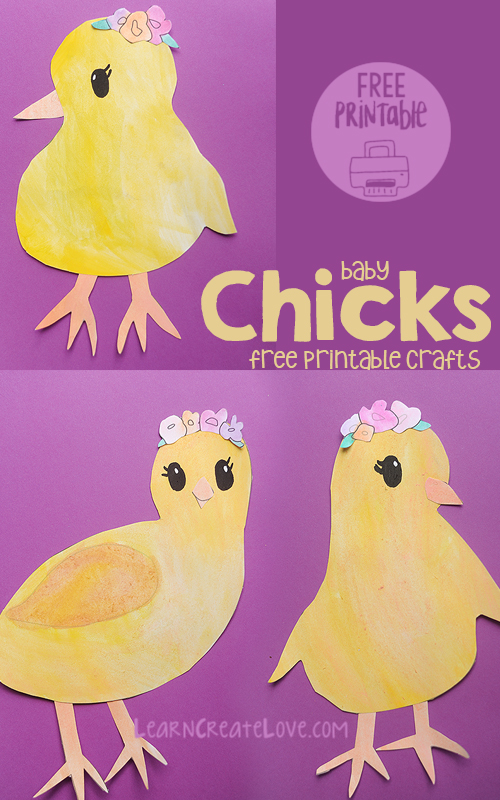 Baby Chicks Printable Craft