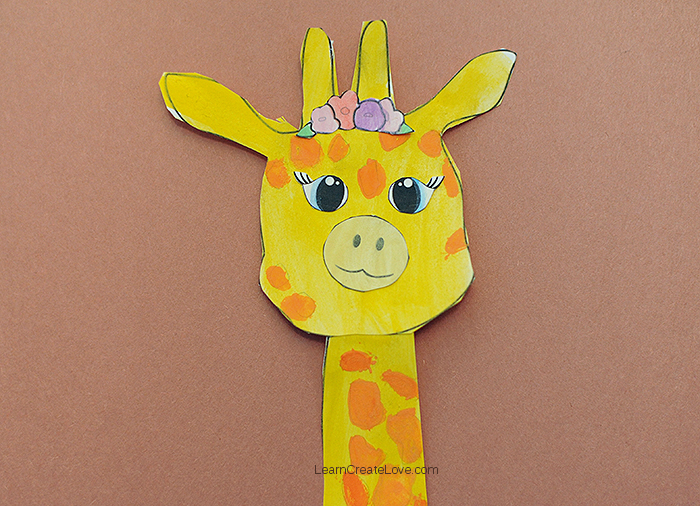 Printable Baby Giraffe Craft